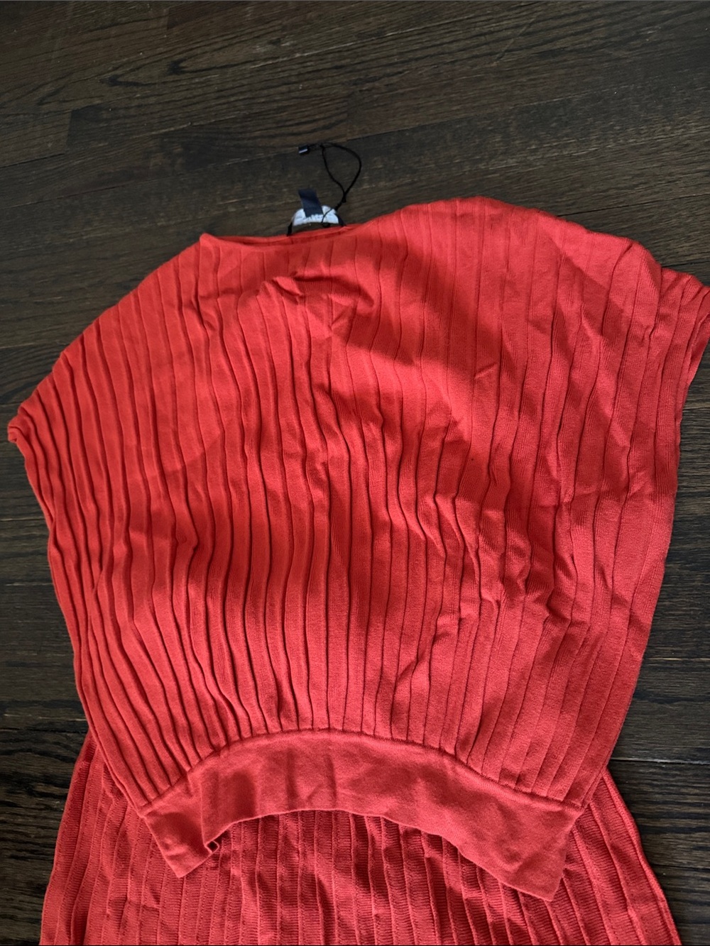 MaxMara Red Pleated Maxi Dress - Picture 2 of 4